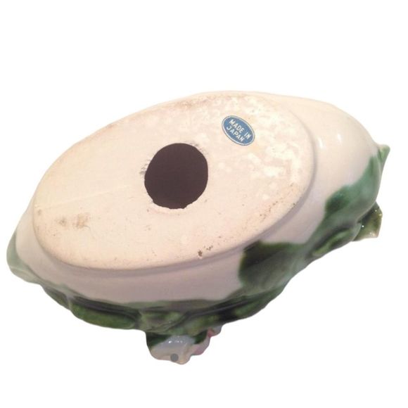 Vintage Ceramic Swan Trinket Or Candle Holder - Picture 4 of 5